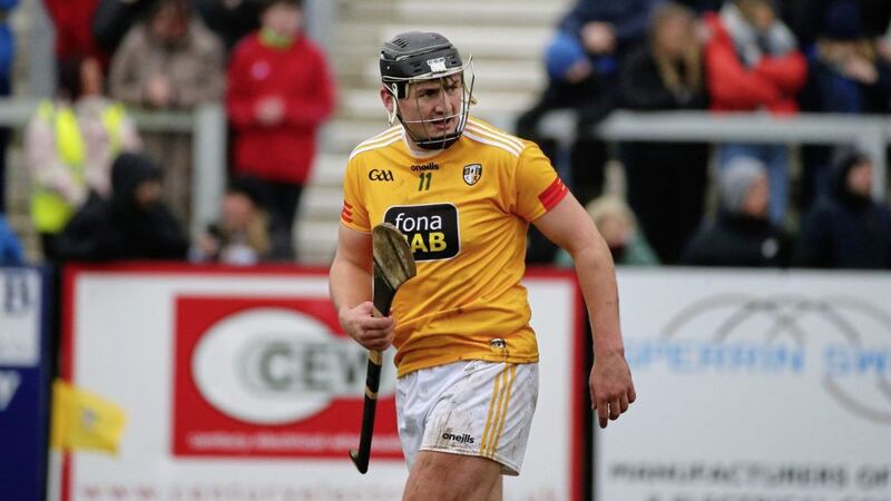 Domhnall Nugent wants a different history to the Antrim hurlers&#39; recent past Picture: Mal McCann 