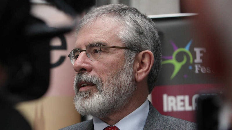 Sinn F&eacute;in president Gerry Adams has faced an unprecedented call to step down. Picture by Ann McManus 