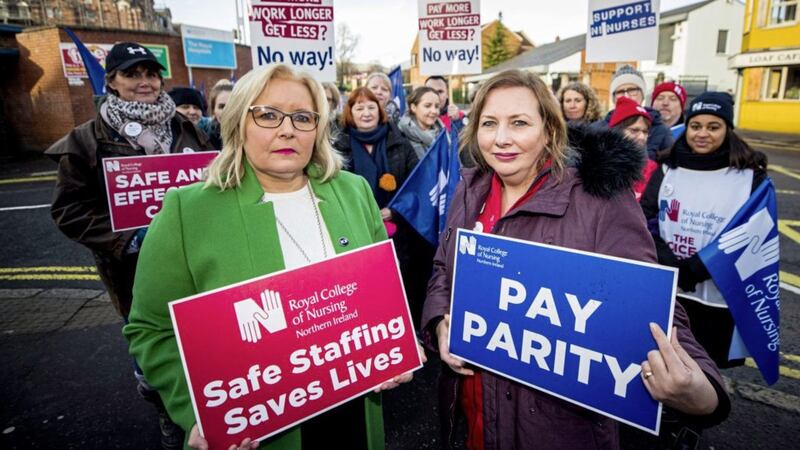 RCN chief Pat Cullen has expressed her disappointment over the failure by the Department of Health to reimburse wages lost during last year&#39;s unprecedented strike by nurses 