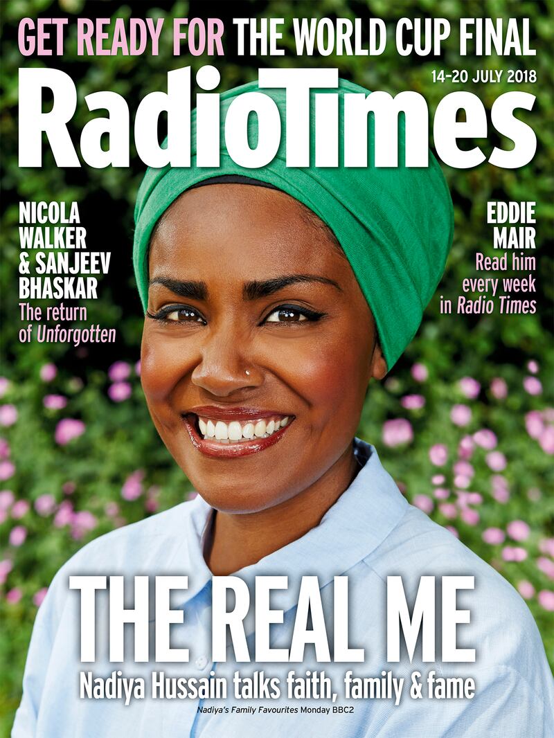 Nadiya Hussain on the cover of the Radio Times