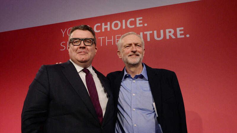 Labour party deputy leader Tom Watson (left) and party leader Jeremy Corbyn. Picture: Stefan Rousseau/PA Wire 