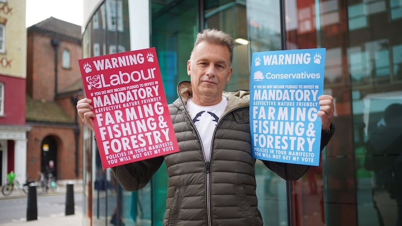 Chris Packham said continued cuts to Government agencies tasked with protective nature has made them less effective (Yui Mok/PA)