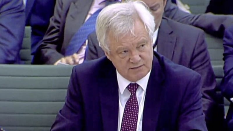 David Davis said the best way to keep the frontier frictionless was with a &#39;good free trade agreement&#39; 