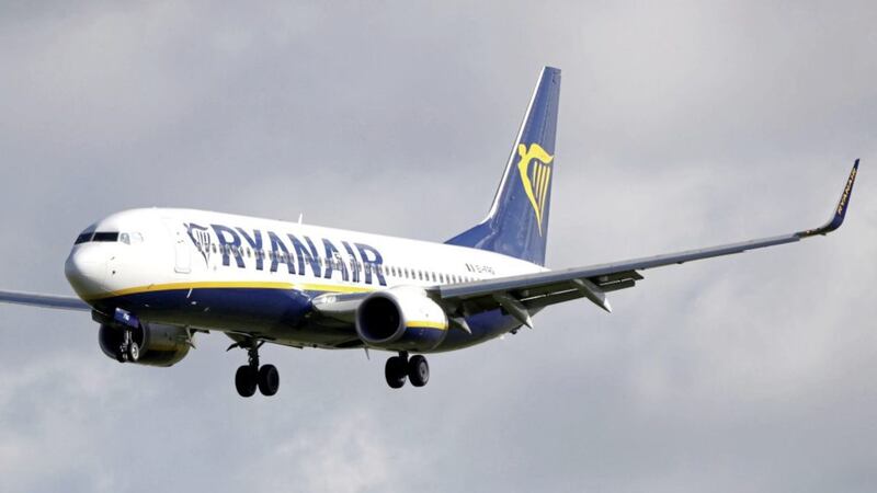 The flight from Krakow to Dublin was forced to divert to Stansted Airport.