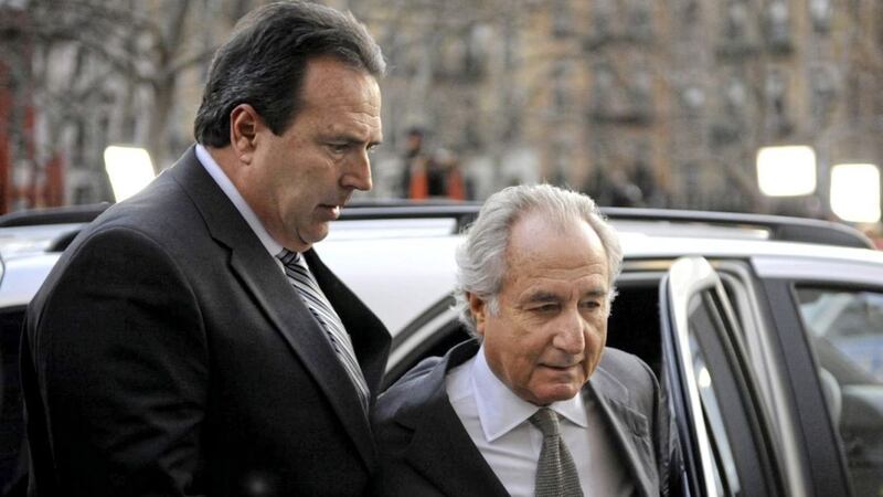 Former stockbroker Bernie Madoff is currently serving a 150-year prison sentence for his pyramid scheme investment scam 