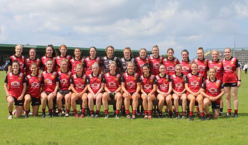 The Down squad who will face Limerick in Sunday's All-Ireland Junior final.