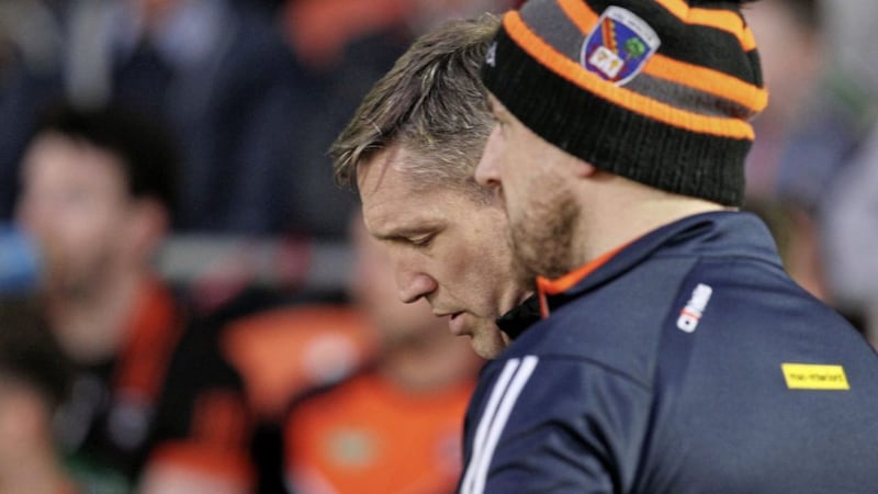 Kieran McGeeney will be banned from the sideline for Armagh&#39;s Ulster Championship clash with Down, but should view it as an opportunity rather than a punishment. Picture by Philip Walsh 