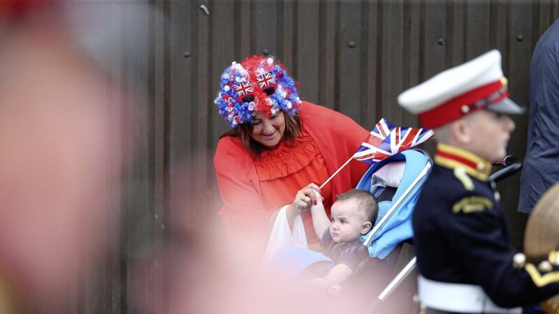 Enjoying the Twelfth of July celebrations in Belfast. Picture by Mal McCann 