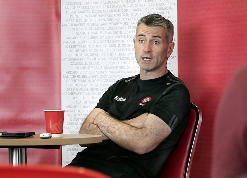 Rory Gallagher, who stepped down as Derry senior manager on Friday