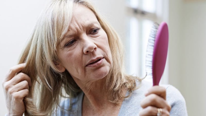 Causes for hair loss in women include hormonal changes after childbirth, menopause and adverse responses to medication 