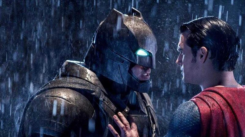 Batman (Ben Affleck) and Superman (Henry Cavill) face off in Batman v Superman: Dawn of Justice