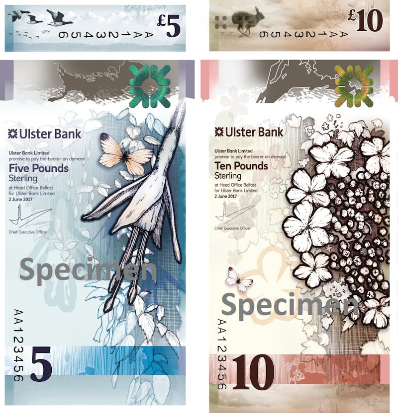 Ulster Bank unveils 'vertical' banknotes