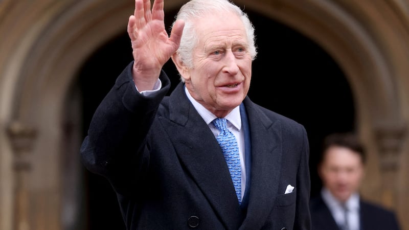 The King made his most significant public appearance since his cancer diagnosis on Easter Sunday