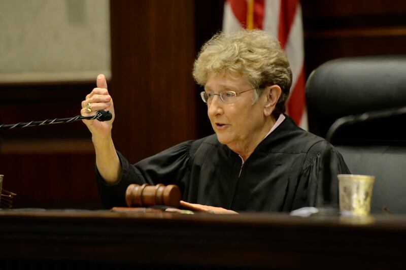 South Carolina Supreme Court Chief Justice Jean Toal plans to hold an evidentiary hearing in late January 2024 in Alex Murdaugh’s appeal (Richard Shiro/AP)