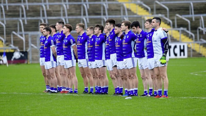 The Cavan team that lined out in Mickey Graham's first competitive game in charge.<br /> Pic Philip Walsh