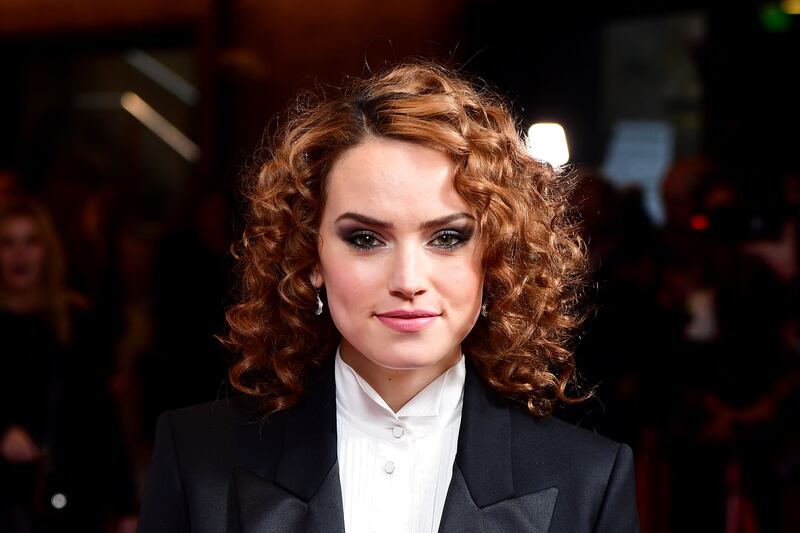 Daisy Ridley glamorous in tuxedo at Empire Awards