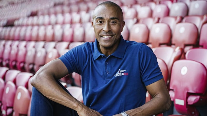 Olympic medal winner and former world champion athlete Colin Jackson 