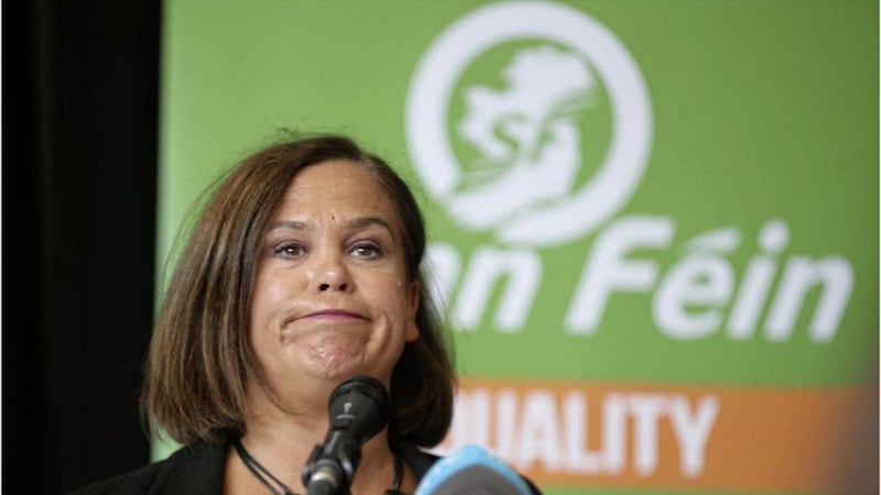 Mary Lou McDonald called Fintan O&#39;Toole&#39;s proposal to block &#39;wishful thinking&#39;. Picture by Hugh Russell 