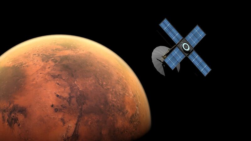 A study provides the first independent line of evidence using data other than radar, that there is liquid water beneath Mars’ south polar ice cap.