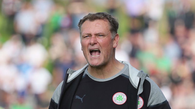 Jim Magilton takes his Cliftonville side to face Raith Rovers