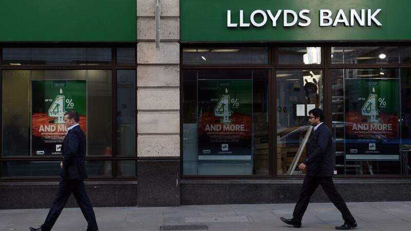 Lloyds Banking Group has seen its profits drop by more than a quarter in recent months