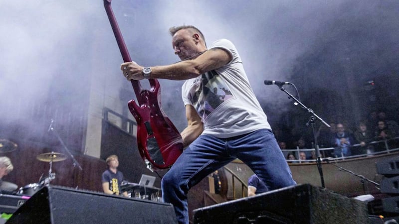 Peter Hook in action at the Royal Albert Hall last year 