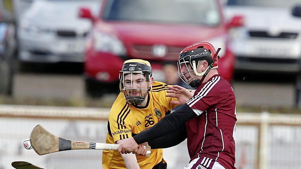 The best efforts of Cormac Jennings couldn't prevent Naomh Éanna exiting the Antrim Senior Hurling Championship on Sunday Picture by Philip Walsh