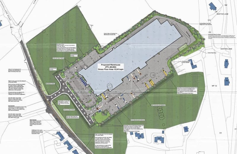 Early plans for S&amp;W&#39;s new facility in Newry. 