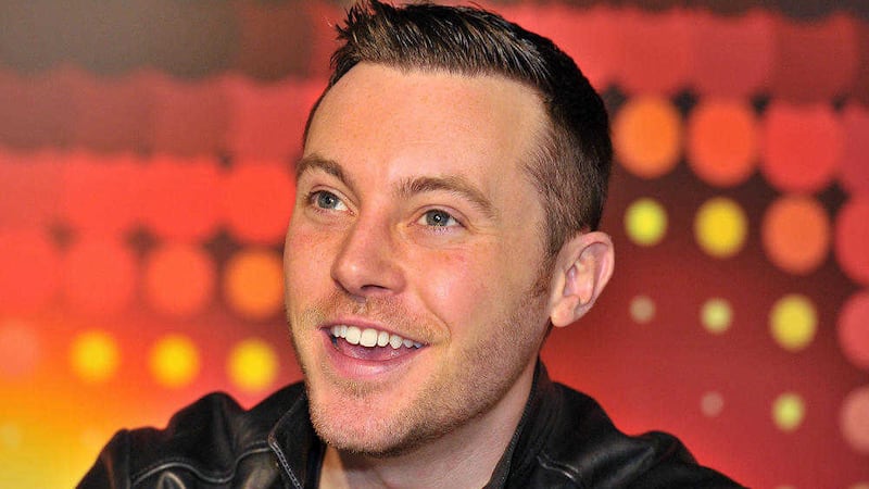 Nathan Carter waits to meet fans in HMV Belfast in April