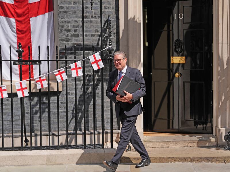 Sir Keir will leave No 10 on Monday, when Mr Burnham takes over