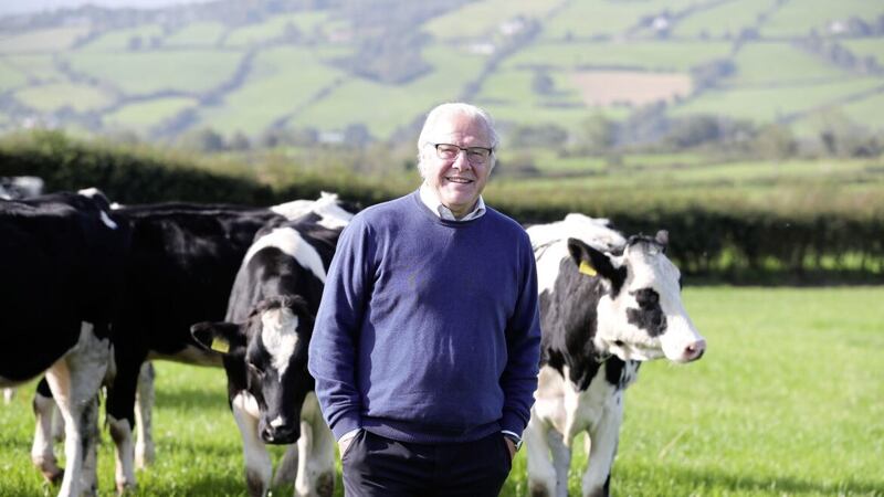 MILKING IT: Dr Mike Johnston is stepping down as chief executive of the Dairy Council of Northern Ireland after 34 years 