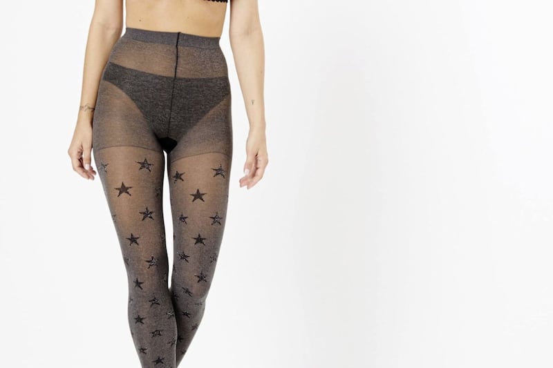 Marks and Spencer Collection Marl Star Opaque Tights, &pound;8, available from Marks and Spencer. 