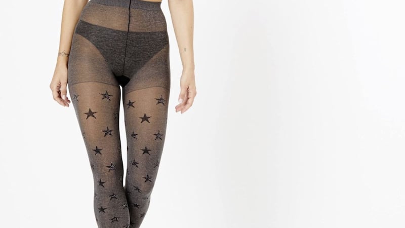 Marks and Spencer Collection Marl Star Opaque Tights, &pound;8, available from Marks and Spencer. 