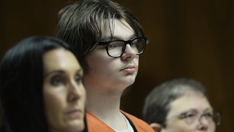 Ethan Crumbley could face life in jail (Clarence Tabb Jr./Detroit News via AP)