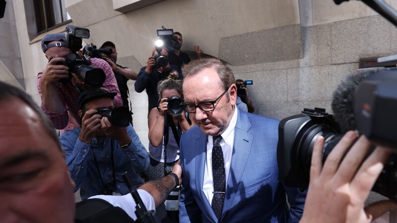 The Oscar-winning actor appeared in court at the Old Bailey in July to deny five allegations relating to three men, who are now in their 30s and 40s.
