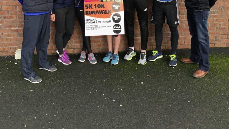 The Maghery 5k/10k run/walk will take place on Sunday, January 28 at 11am. Registration will begin at 10am, &pound;10 entry for the 5k/10k runs and a donation for 5k walk. U16s entry costs &pound;5. Pictured at the launch are, from left to right, Aidan Forker, Eimear Robinson, Danielle Fox, Orlaith Robinson, Ben Crealey, Stefan Forker and Brian Convie 