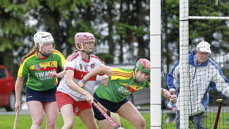 Grainne McGoldrick in action for Derry against Carlow in 2018 Picture by Margaret McLaughlin 