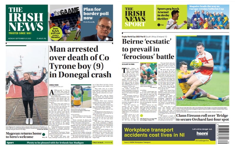 We are excited to reveal our new-look Irish News to you today and look forward to sharing further changes over the days and weeks ahead