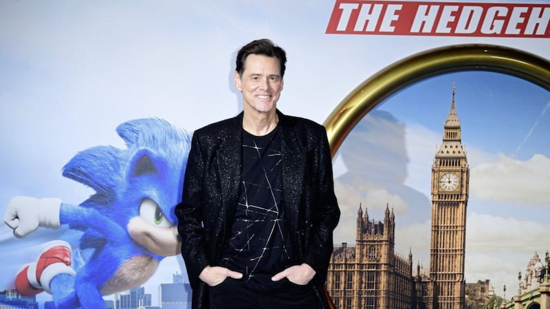 Jim Carrey attends a screening of Sonic The Hedgehog in London 