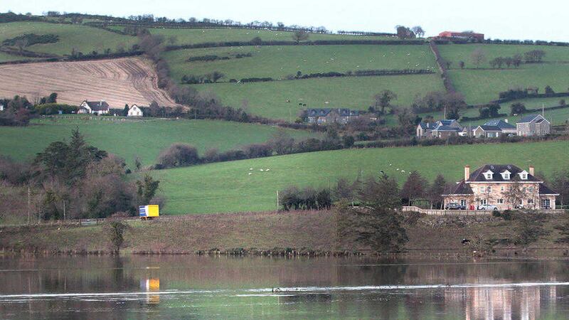 Fields underwater for miles after the River Finn burst its banks between Tyrone and Donegal resulting in severe flooding after Storm Desmond hit the area earlier this month. Picture: Margaret McLaughlin 