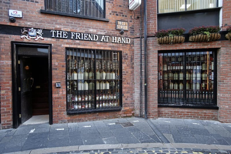 The Friend at Hand on Belfast's Hill Street. Picture by Mal McCann. 