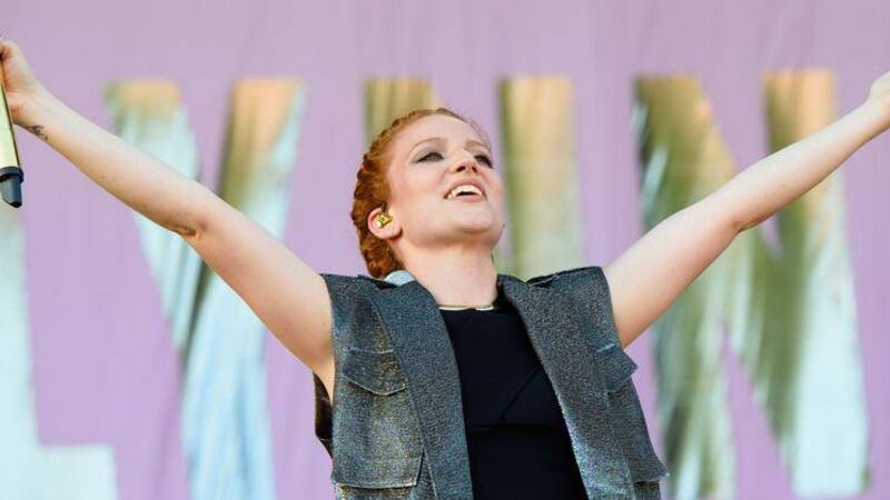 Jess Glynne on stage during V Festival 2015 in Chelmsford, Essex 