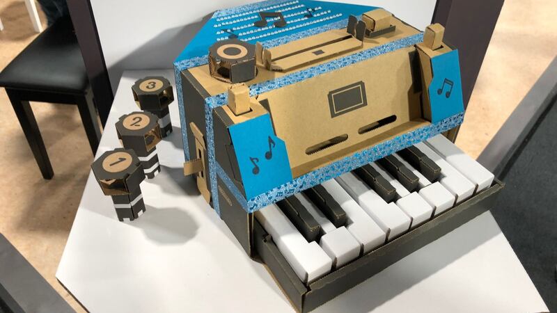 The gaming giant asked users to customise the cardboard accessories.