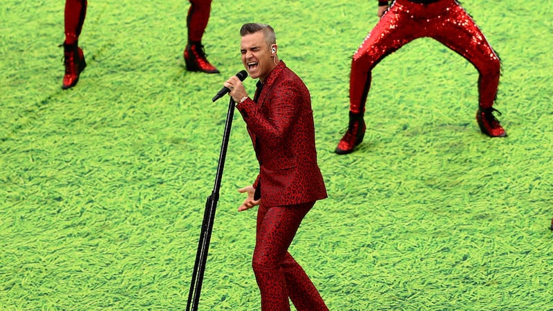 The former Take That star said it was his ‘pinch me moment’ to perform at the football tournament in Russia.