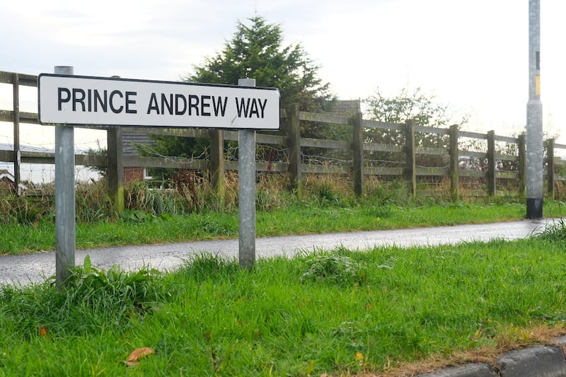 Northern Ireland councils facing raft of calls to ditch street names linked to Prince Andrew