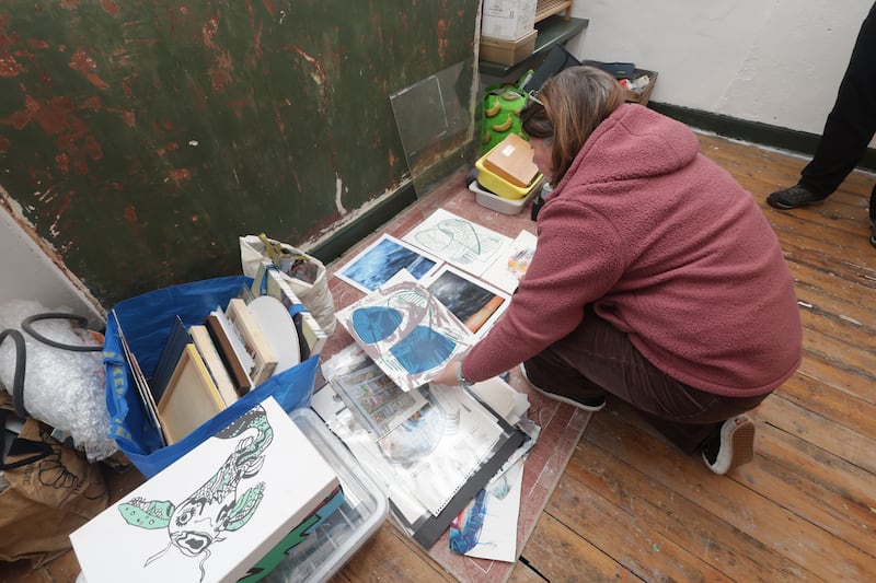 The  new boom art studios on High Street in Bangor.
PICTURE: COLM LENAGHAN
