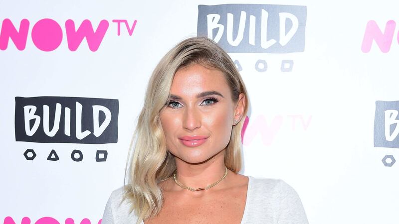 The former Towie star shared a tribute to her professional partner Mark Hanretty.