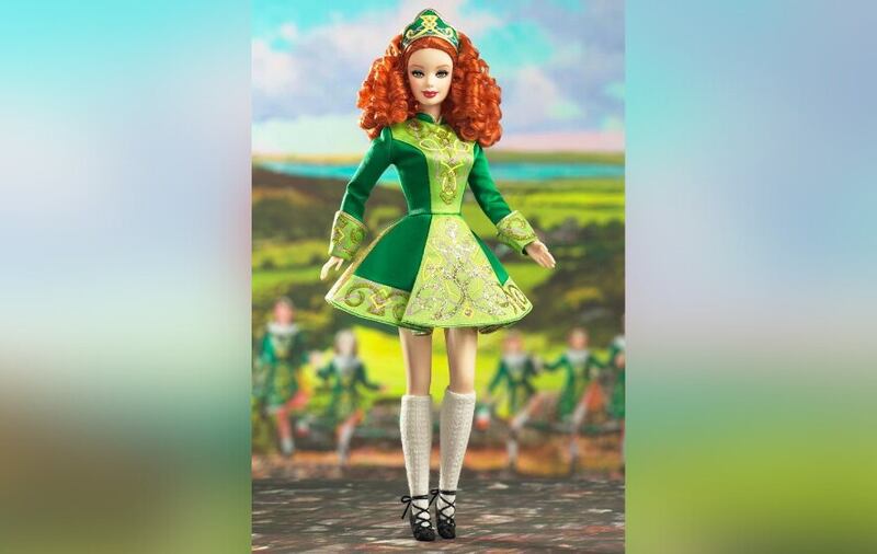 The Irish Dancer Barbie. (Credit Mattel Inc.)