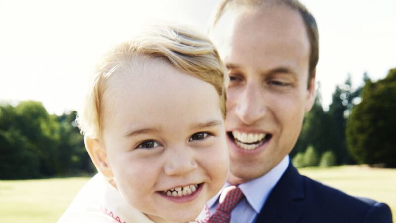 Prince George celebrates his second birthday on Tuesday with his father, Prince William