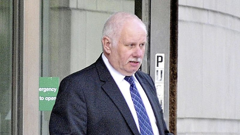 John Aughey pictured at an earlier court appearance. Picture by Hugh Russell